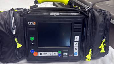 Fontanelle Rescue takes delivery of new monitor defibrillator 