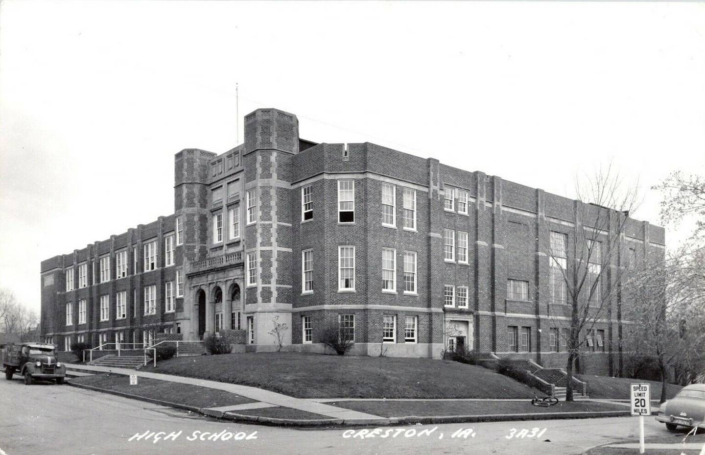 The old Creston High School on Irving Street was torn down in 1996 after serving students from 1926-1989.