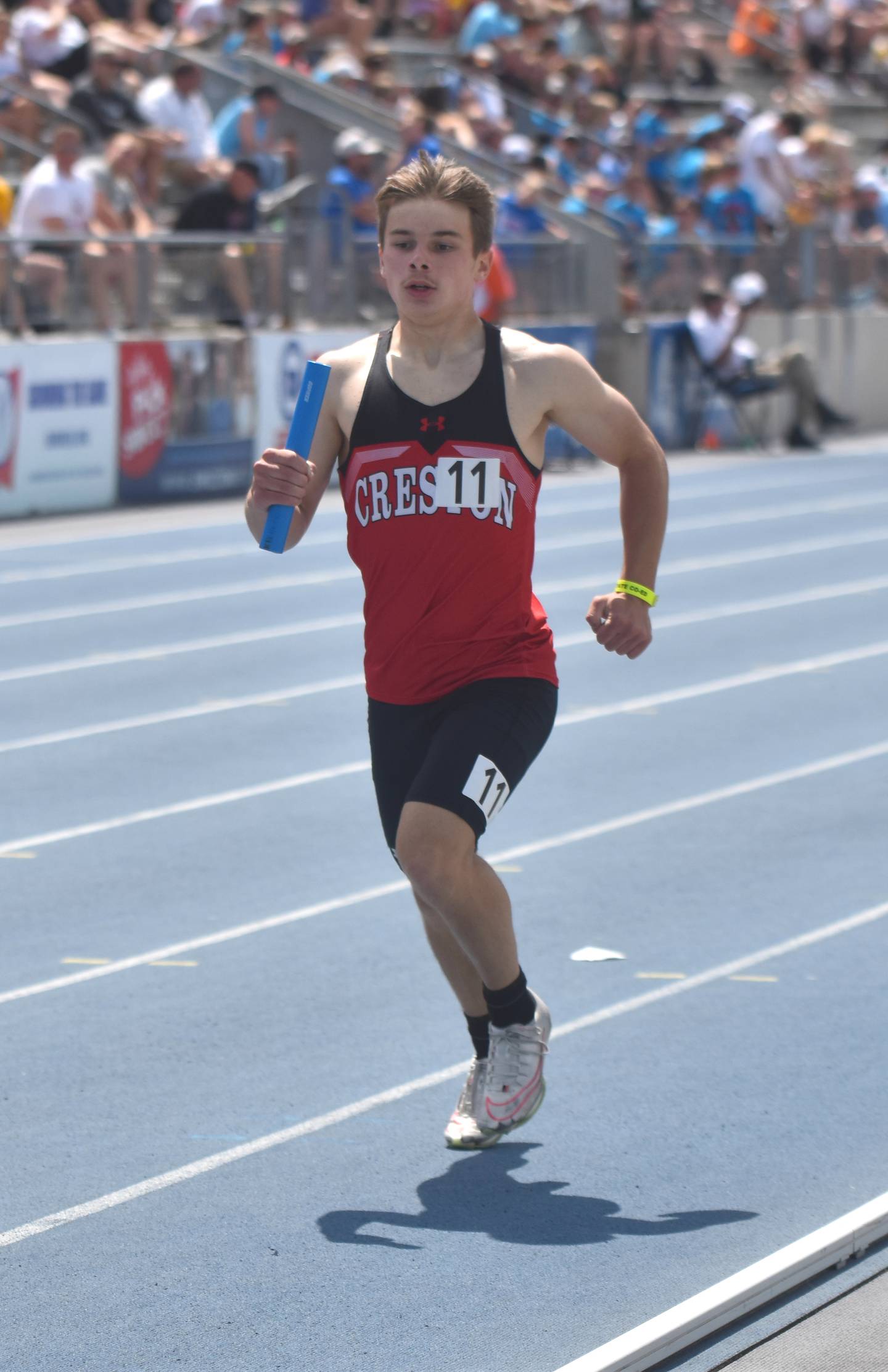 Tyler Riley - 24th place 3A 4x800