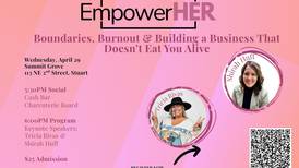 EmpowerHER women’s event April 29 in Stuart