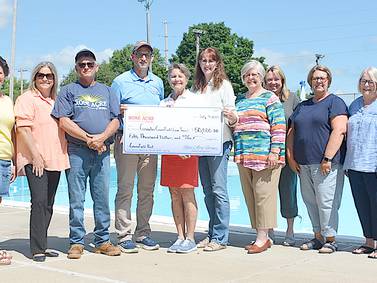 Rose Acres donates $50K to Greenfield pool