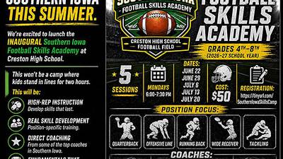 Creston hosts football skills academy