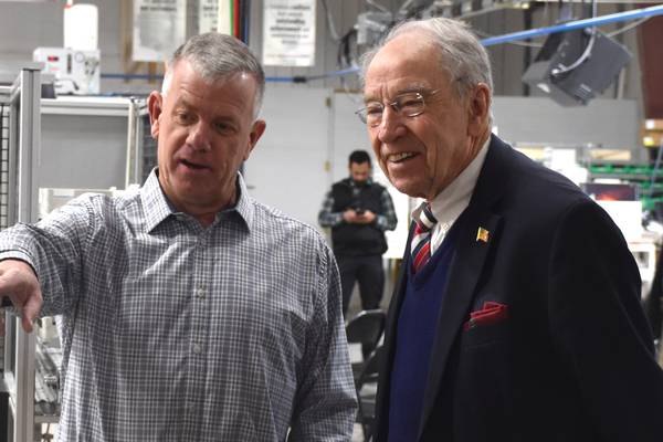 Grassley talks midterms, SAVE Act, inflation in Creston visit