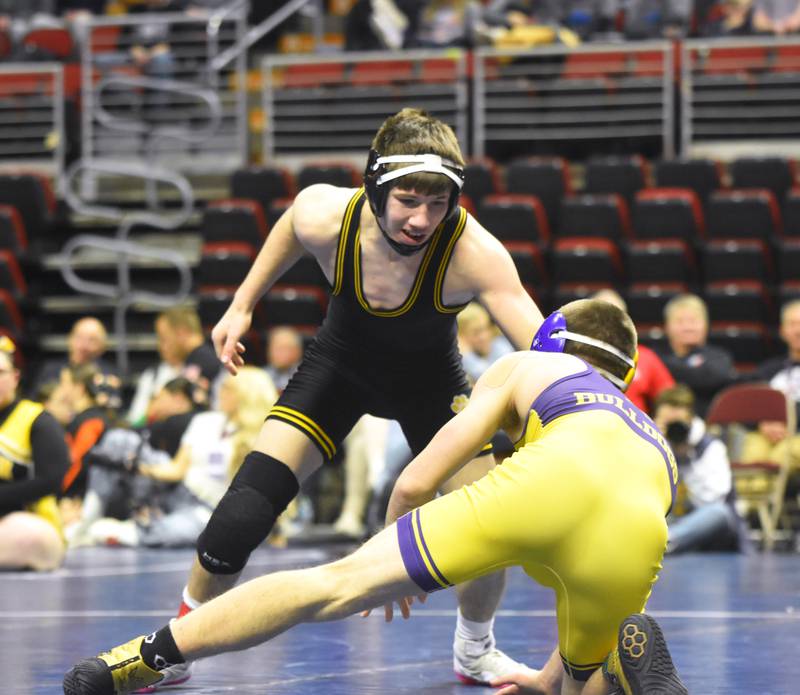 Dylan Stein of Lenox placed fourth at 144.