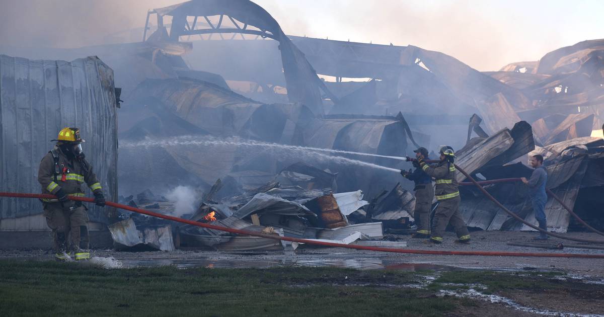 Multiple counties provide mutual aid in Clearfield egg plant fire