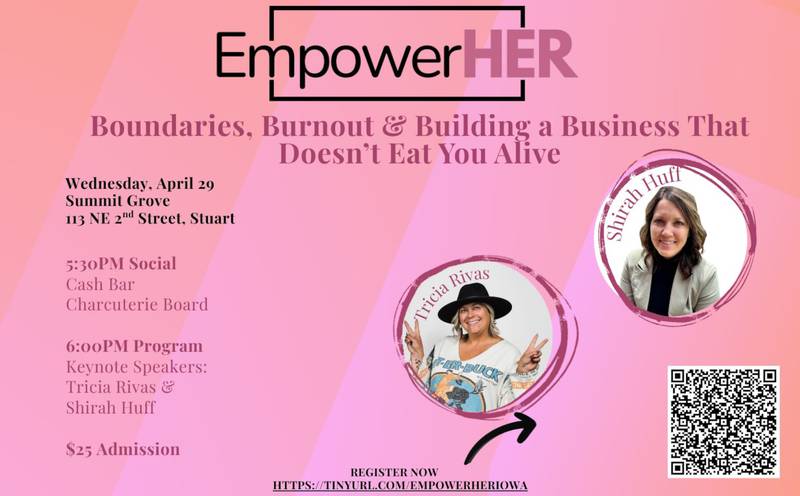 The fifth annual EmpowerHER event for women is Wednesday, April 29, at Summit Grove in Stuart.