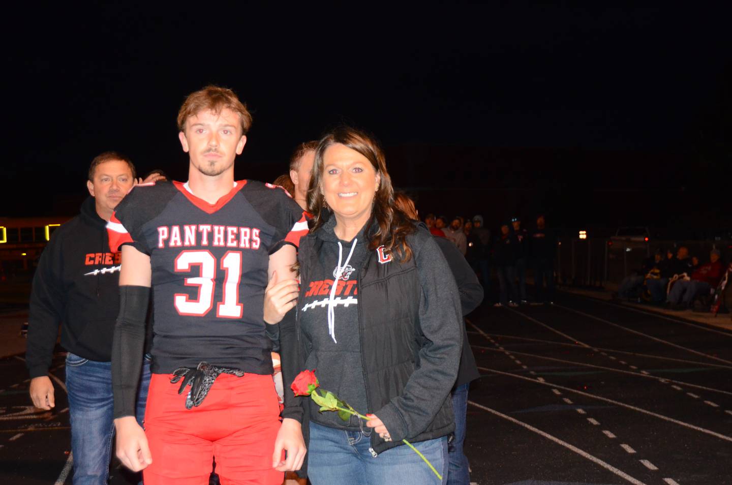 Dylan Calvin with mom Trish Dickinson
