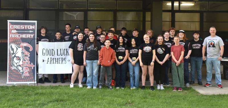 Creston's high school and middle school archery times are at the national competition in Kentucky this weekend.