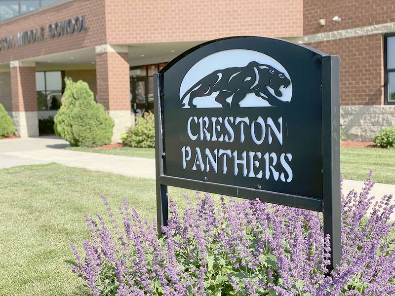 A parent expressed concerns regarding the food served to students in the Creston Community School District.