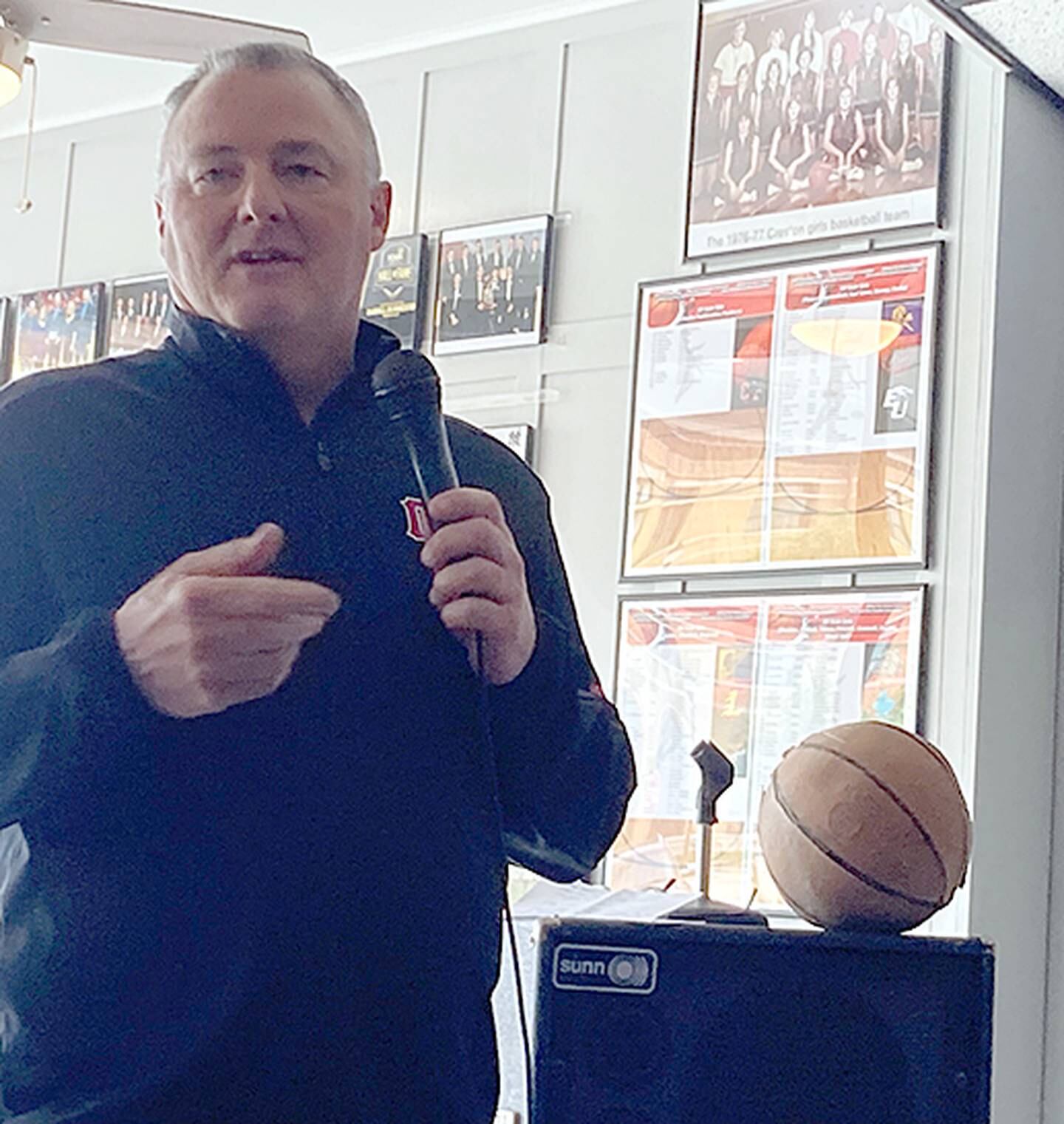 Brad Baker, 1985 Creston all-state player who went on to play at Southwestern Community College and Westmar College in Le Mars, speaks about memories of watching games and playing in Creston's Panther Pit.