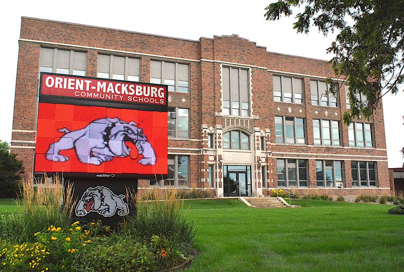 Orient-Macksburg's school board met jointly Monday night with the Orient City Council. The city expressed its formal interest in the school building once it is up for sale and the school district has dissolved. Involved parties are going to continue moving forward on what agreements may look like if the school is sold to the city.
