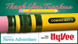 Thank You, Teachers comes here May 9