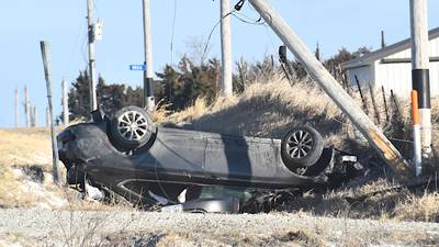 High-speed chase ends in crash 