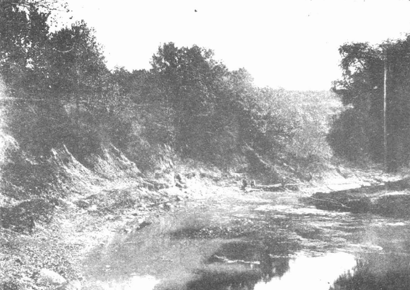 A scene of Grand River, one of the popular locations for placing mills.