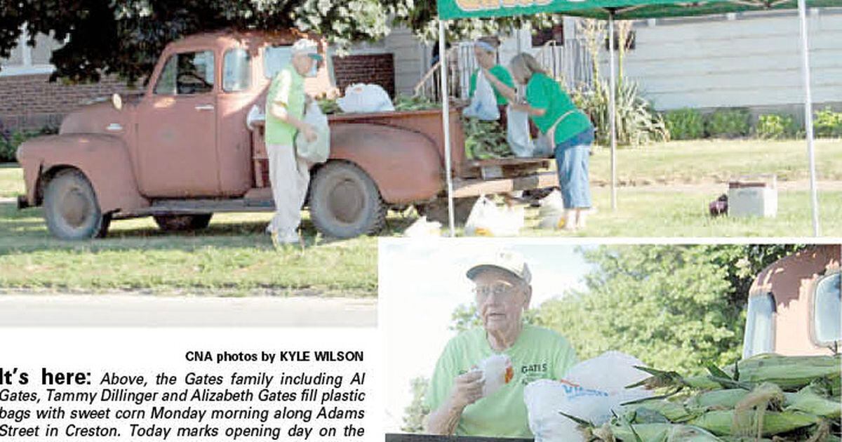 Gates sweet corn stand begins 36th year Creston News