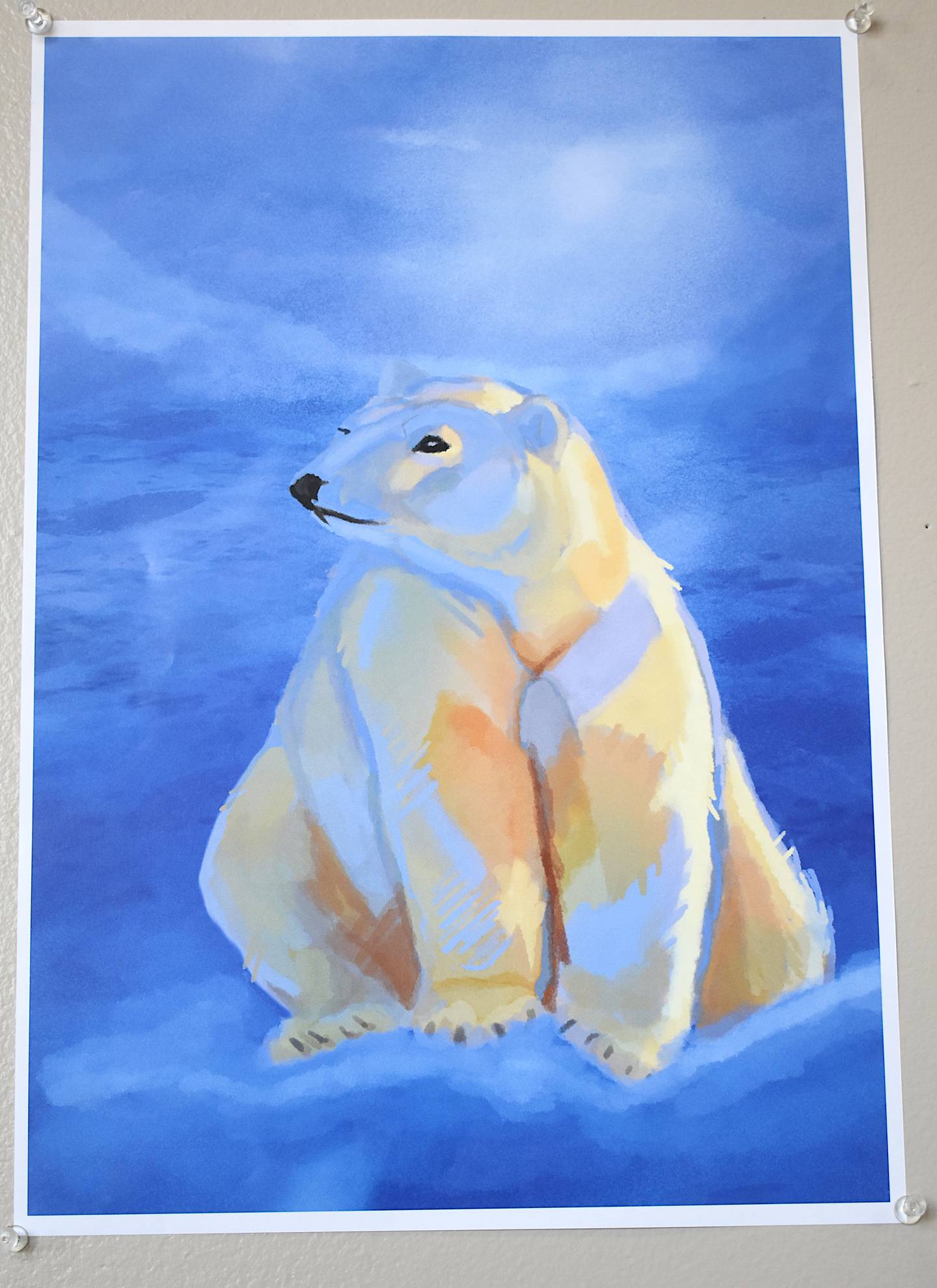 A drawing in the "Make It Happen" exhibit.