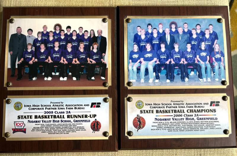 The 2004-05 and 2005-06 Nodaway Valley boys basketball teams are being inducted into the KMA Sports Hall of Fame Sunday, Nov. 9 in a ceremony at Shenandoah High School. All members of the teams — coaches, players and managers — are invited to attend.