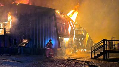Fire destroys unoccupied chicken barn at Rose Acres’ Stuart location