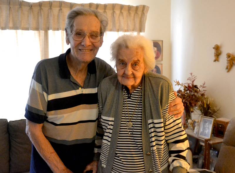Dale and Velma Manship in February 2025. Dale is one of the few living World War II veterans in Union County.