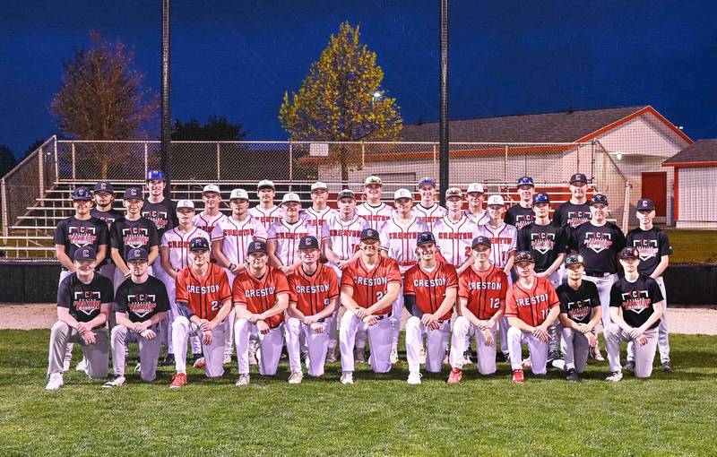 Front row, from left: Conner Brinner, Allen Reed, Parker Varner, Mattias Schultes, Tommy Sand, Brayden Schoon, Camden Smith, Stephen Sistad, Tyler Riley, Nico Lepla, Rayden Mullin.
Middle row: Rohm Carter, Carlos Page, Logan Stehr, Seth Gordon, Gabe Blazek, Kal Barber, Brady McDonald, Tanner Ray, Landyn Scherer, Cason Scarberry, Dylan Dornack, Garrett Troutwine.
Back row: Hunter Kiley, Damion Bowbly, Davin Wallace, Mark Kasha, Jameson McDonald, Chasse Downing, Rhett Driskell, Tom Mikkelsen, Ryder Sharp, Layne Sand