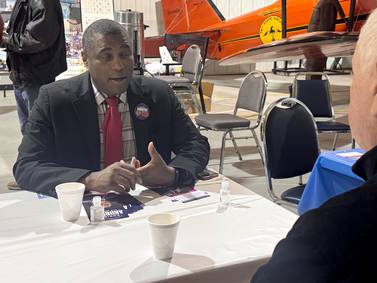 Veterans event draws Andrews to Greenfield