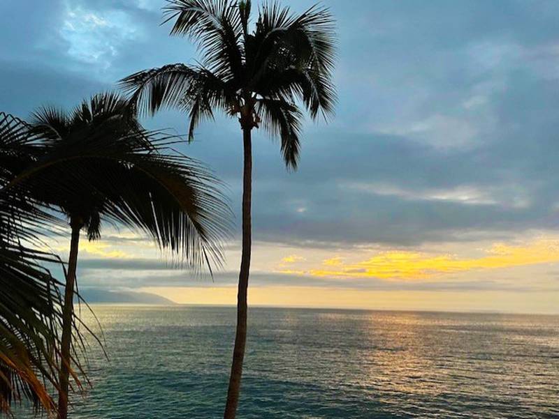 A view of the bay in Puerto Vallarta from the backside of the house Michelle Hanson of Creston was staying in during the unrest in February.