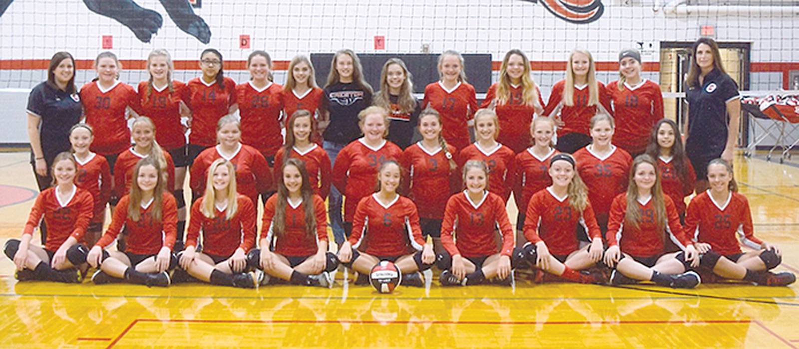 Creston Middle School volleyball photos; 12andunder softball team