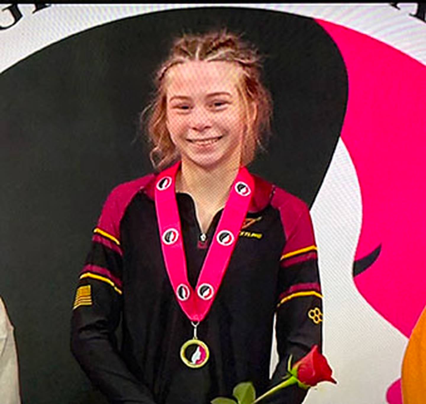 Denver freshman Abigail Peterson capped an undefeated season by winning the 100-pound title in Class 1A. She is the daughter of 1992 Creston graduate Jeremie Peterson and 1995 Orient-Macksburg graduate Heather (Antisdel) Peterson.