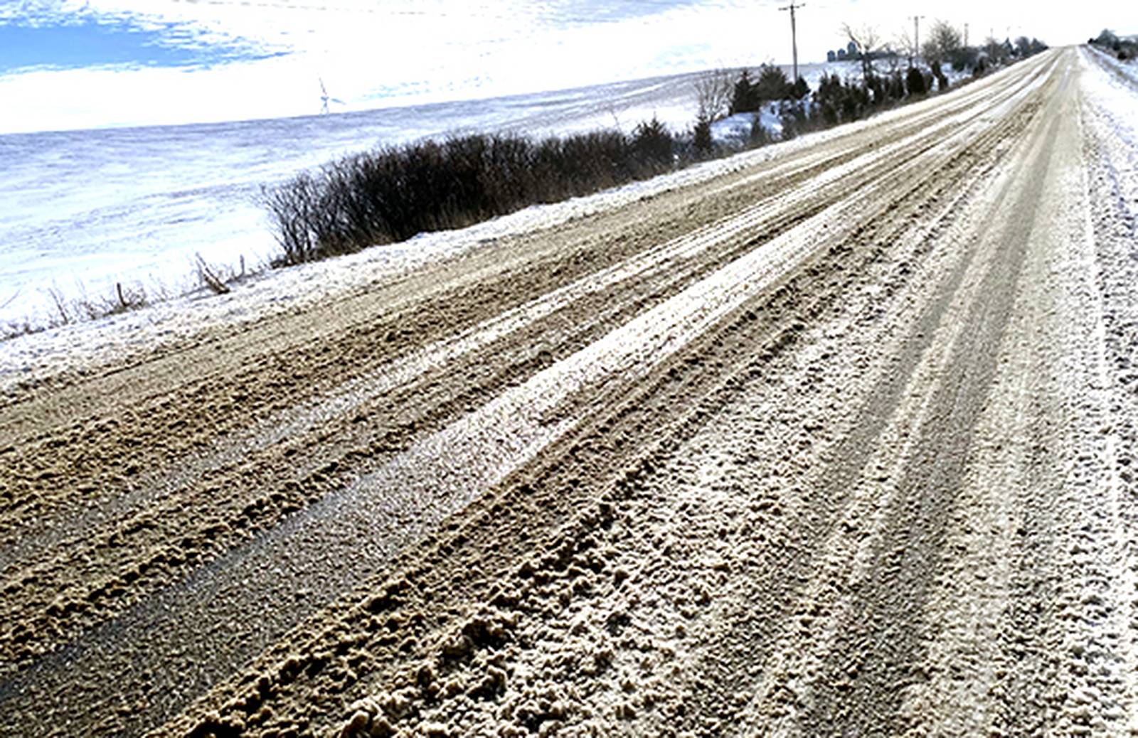 Cherry was not on top of this snow clearing Creston News