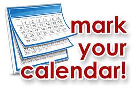 Event Briefs for the week of Wednesday, May 14