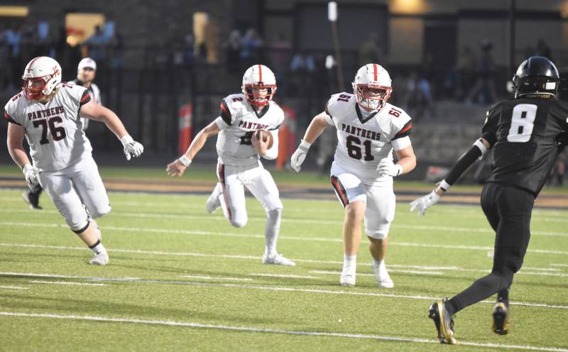 From left, Creston's Gunner Martwick, Tanner Ray and Garrick Clausen earn all-district honors.