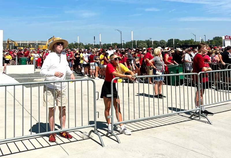 Lines to get into the Iowa State game week one were up to two hours long in triple-digit heat as the Cyclones utilized a new online ticketing system