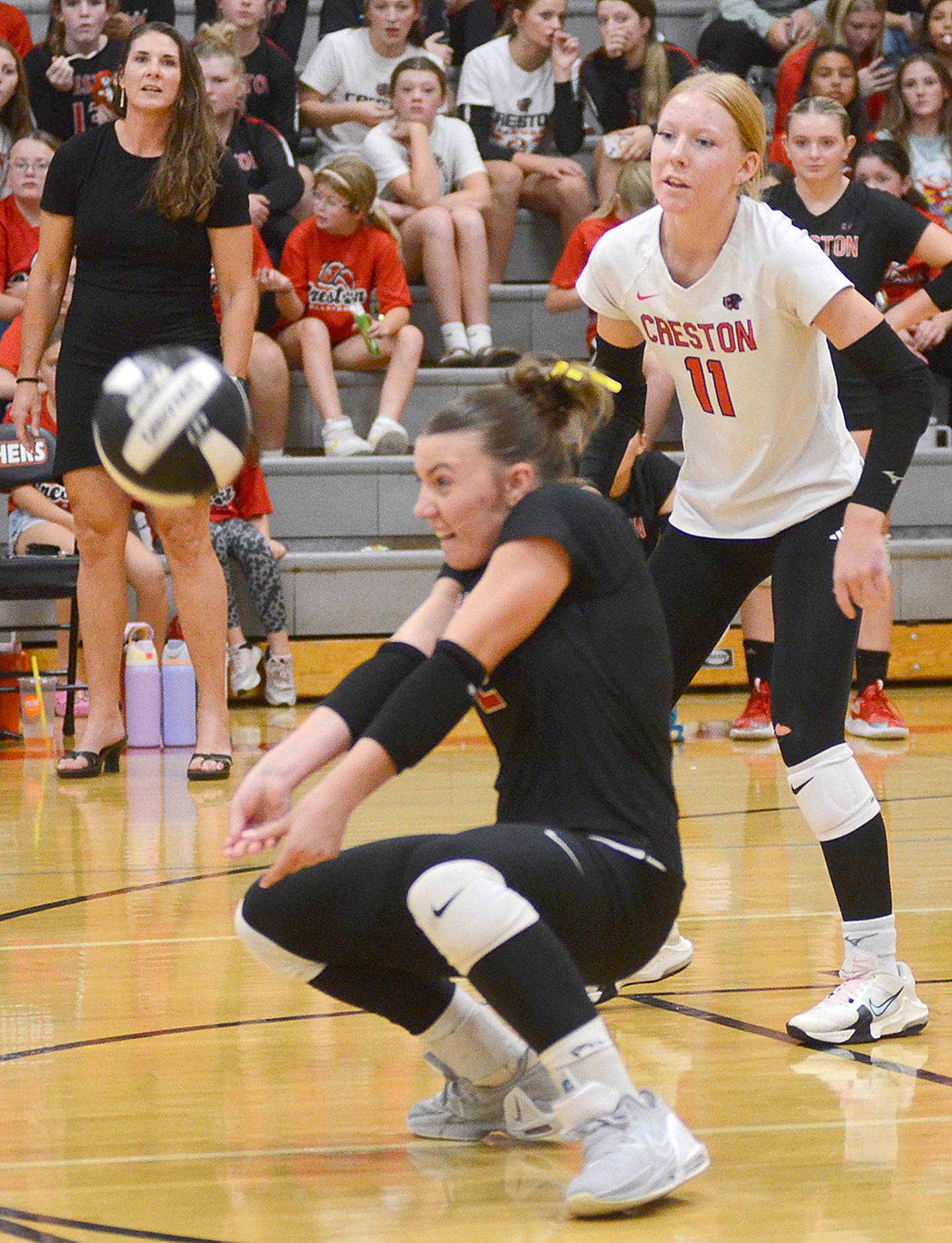 Senior Hollynn Rieck is one of Creston's top passers and was second in kills with 127 last year.