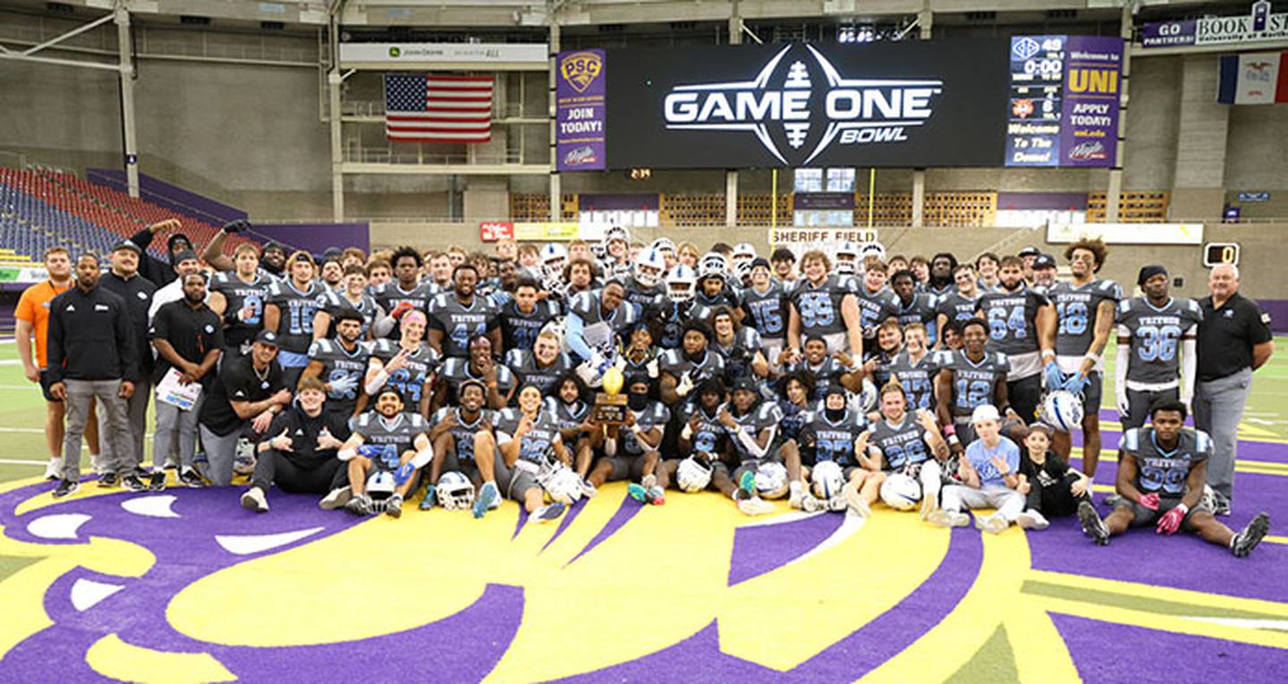 Iowa Central won the 2024 Game One Bowl over North Dakota State School of Science, 49-6. Ty Morrison of Creston is a member of the team.