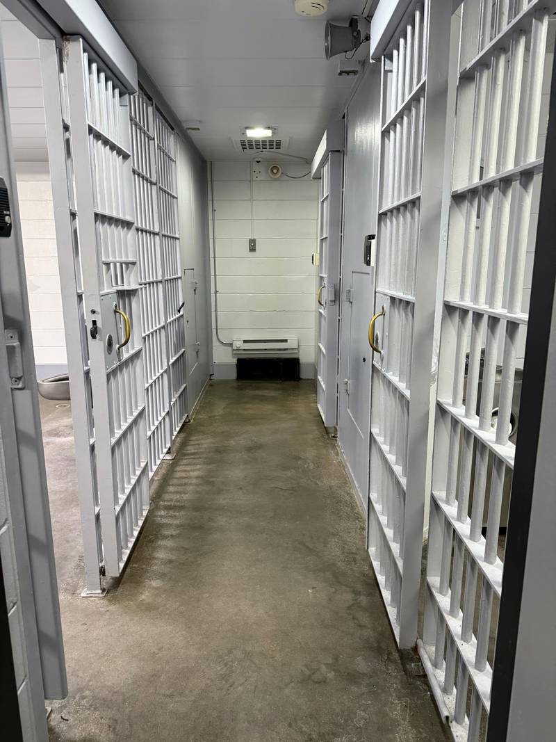 Narrow walkways and traditional bars are reasons why Union County's jail is outdated and has been grandfathered in by the state. New Sheriff Brian Bolton is researching needs and support for a new jail.
