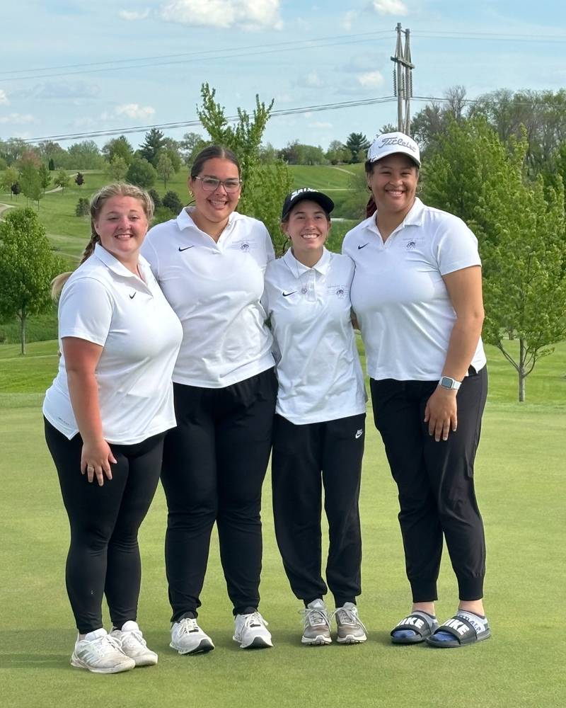 From left, Brailyann Coffman, Ashlyn Guttierez, Mallory Russell and Bella Hogan.