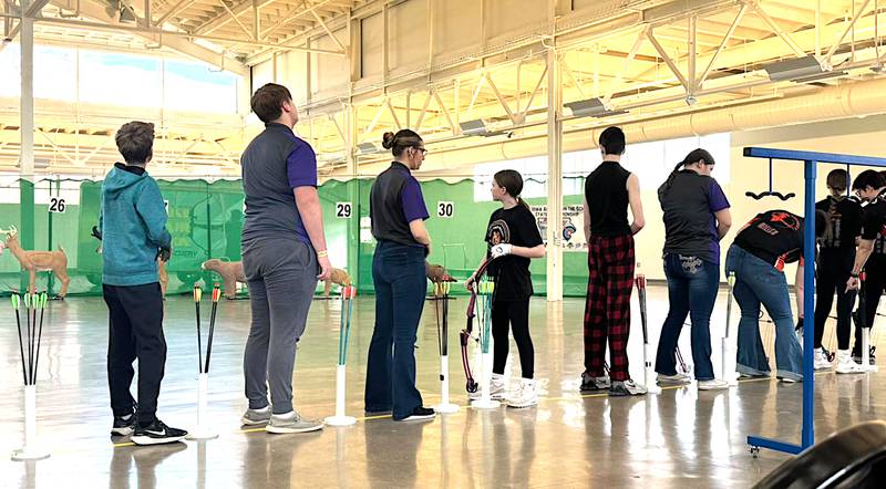 Nodaway Valley archers participate in the state tournament, held Friday, Feb. 28 through Sunday, March 2 at the Iowa State Fairgrounds in Des Moines.