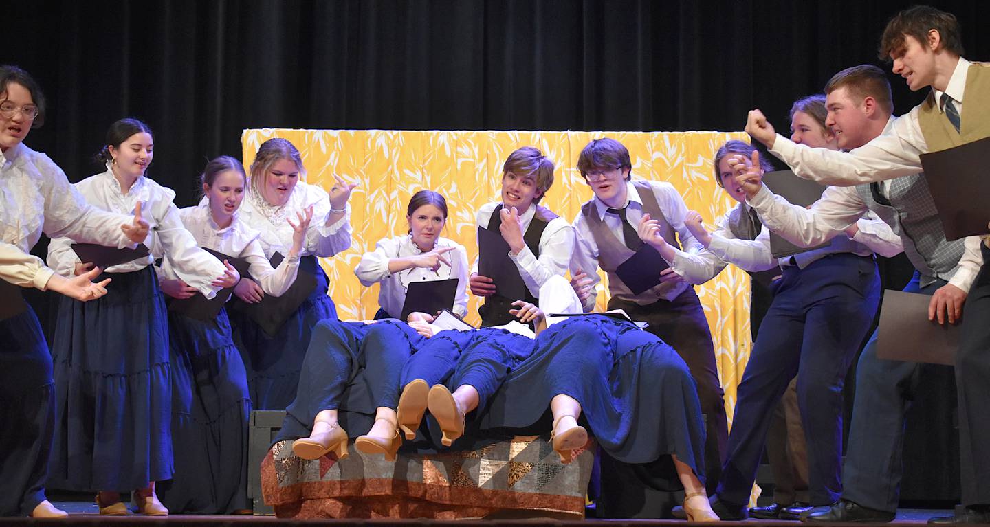 "The Yellow Wallpaper" has a distinct gothic aesthetic, with costumes and language taken from the time period depicted.