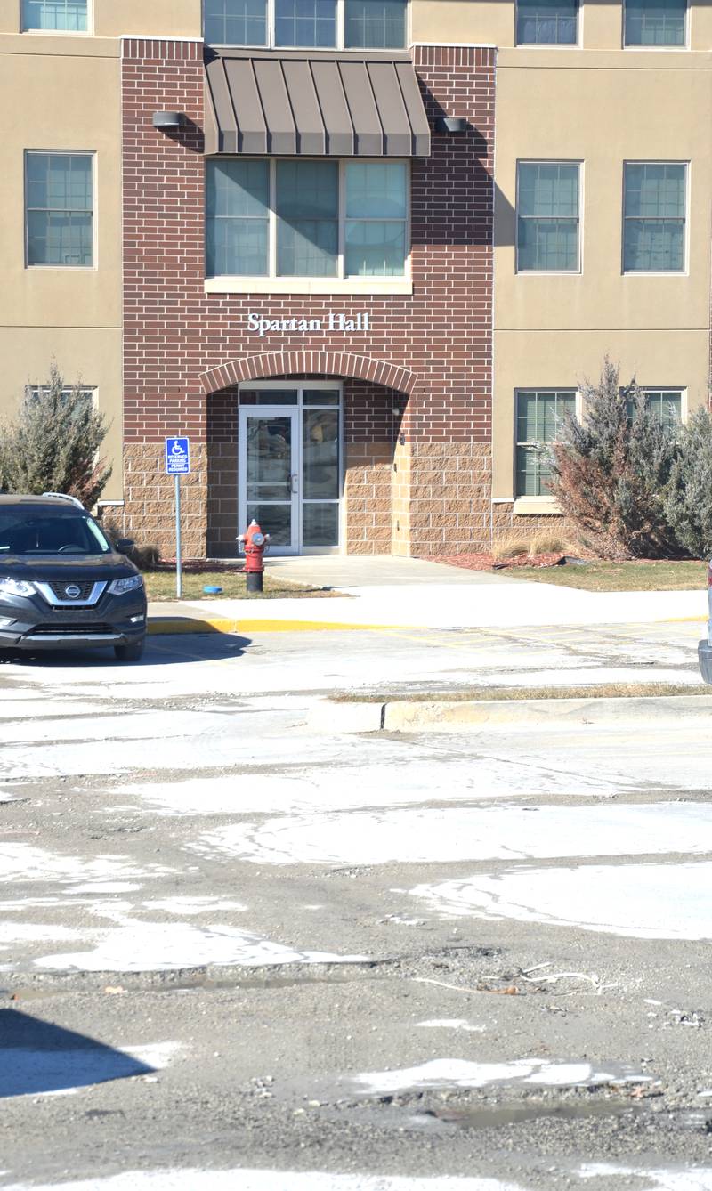 The parking lot of SWCC's Spartan Hall is first on the list of repairs and improvements on the new master facilities plan.