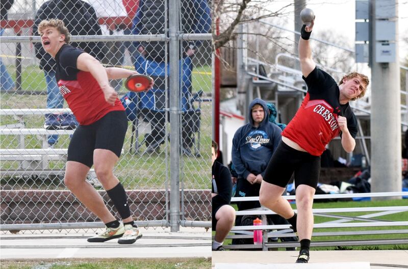 Creston throwers are first Panther boys to qualify for Drake Relays in a decade
