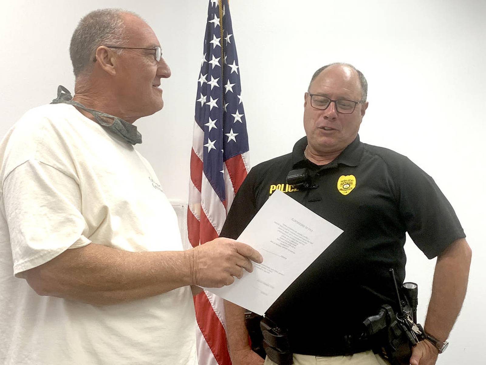 LaBarge says 'it's an honor' to be promoted to police chief Creston News