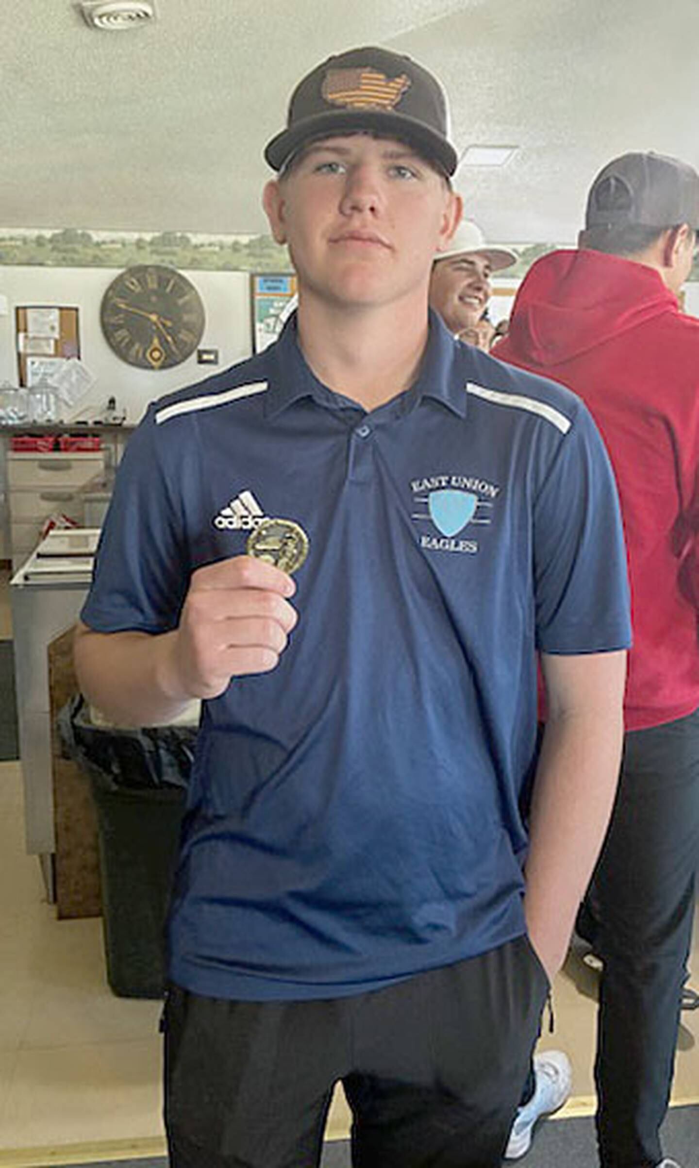 Zayne Eslinger of East Union was boys medalist with a 77.