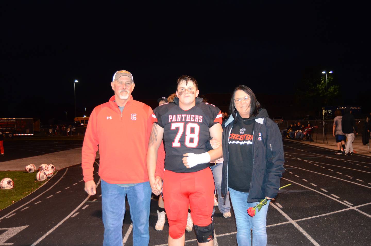 Jagger Luther with parents Clint and Polly