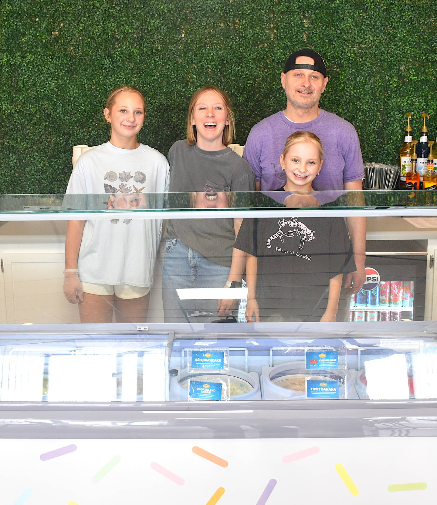 The Kawas. From left, Breckyn, Britni, Jake, Bradley (front).