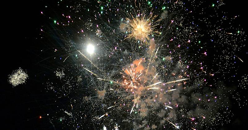 Fireworks light up the night sky at a past Fourth of July in Greenfield. Greenfield Chamber Main Street officials hope the public will come and celebrate Fourth of July July 4-5 in Greenfield.