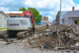 Montgomery street construction on sewer line begins