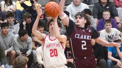 Panthers roll past Clarke, 80-42