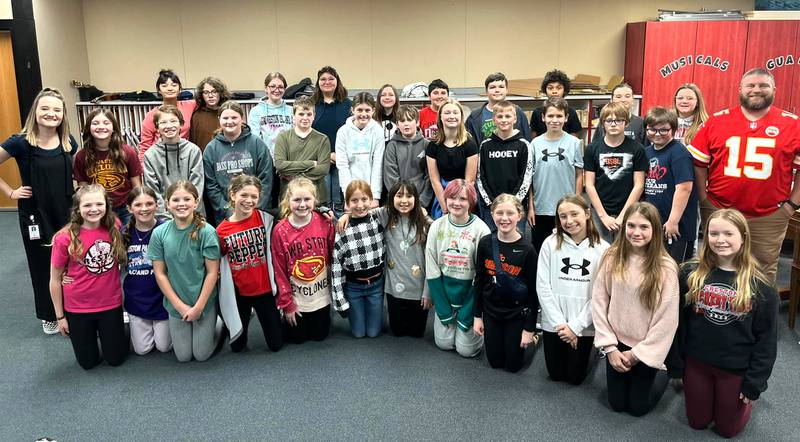 Creston Middle School's sixth grade band class has been selected to play at the Iowa Bandmasters Association Conference. Only one elementary school is chosen each year.