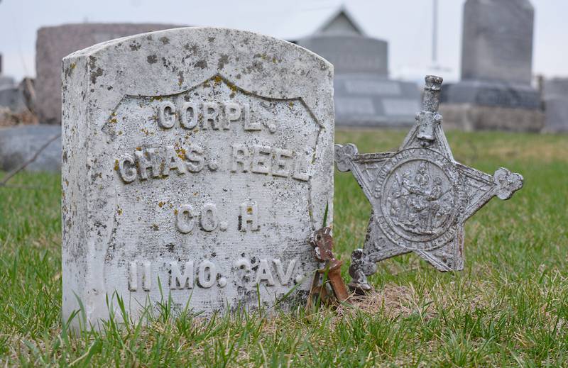 A veteran's grave at Evergreen Cemetery, one of the cemeteries which would continue being reimbursed under the county's new protections.