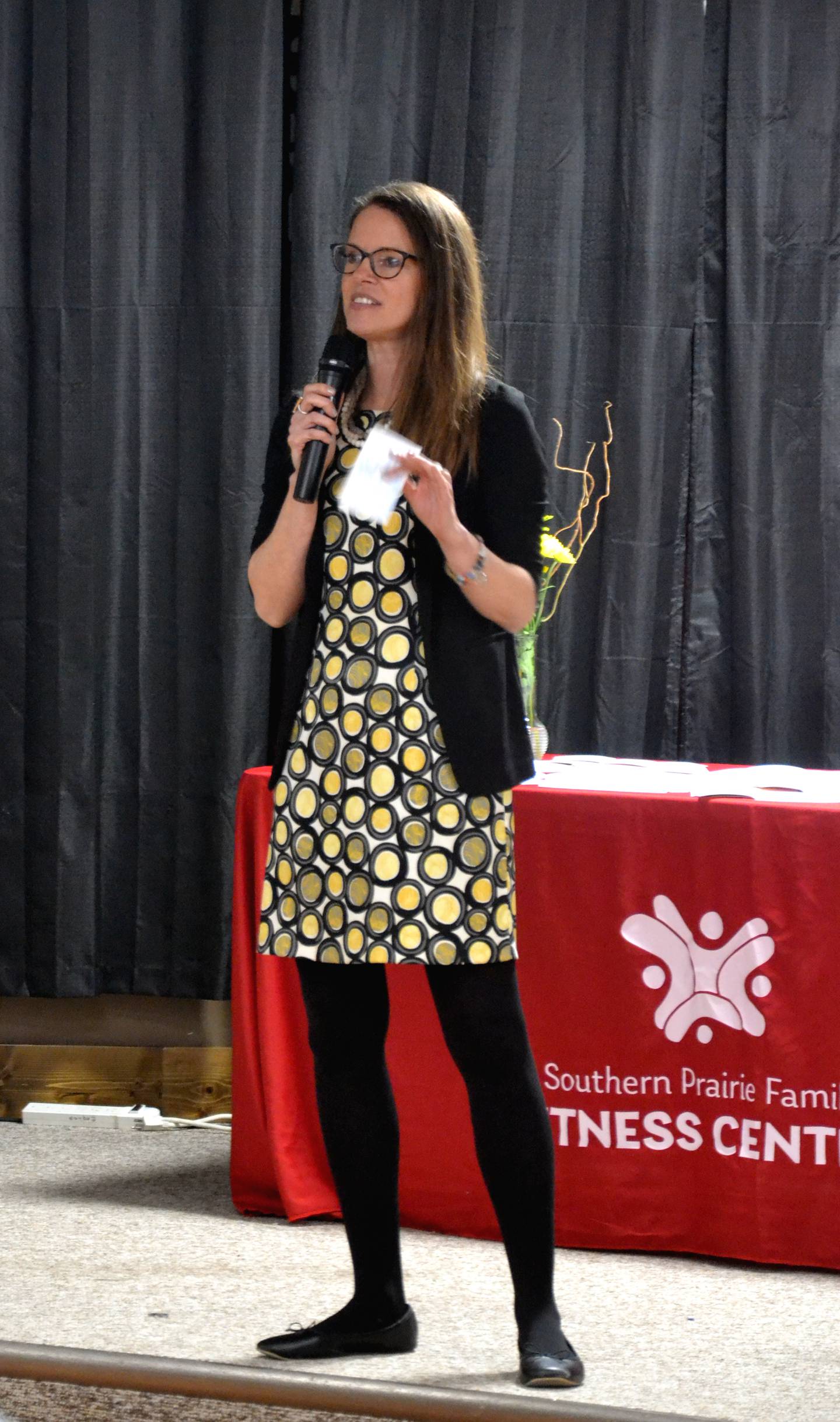 Michelle Wilson, owner of Radiant Wellness Solutions, spoke about the power of connections.